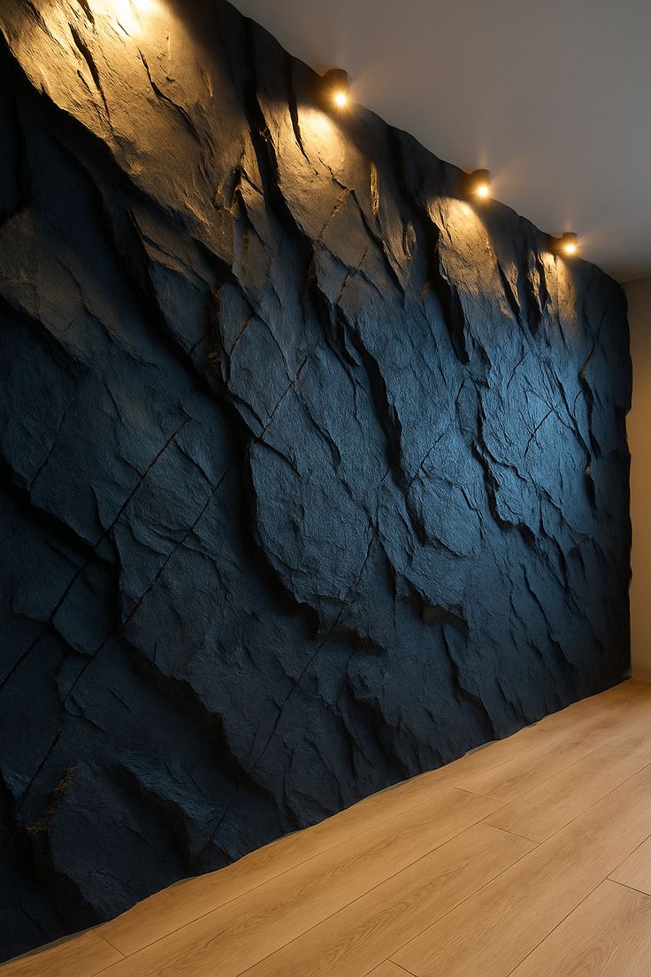 Декоративная скала в квартире на Пресненской набережной